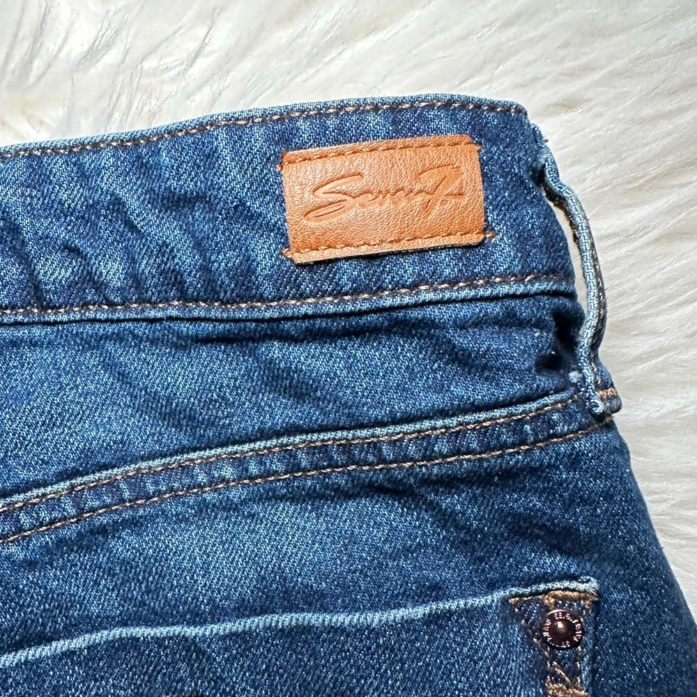 Seven7 Jeans Marilyn Relaxed Boyfriend Jean - Size 14 - Picture 7 of 11